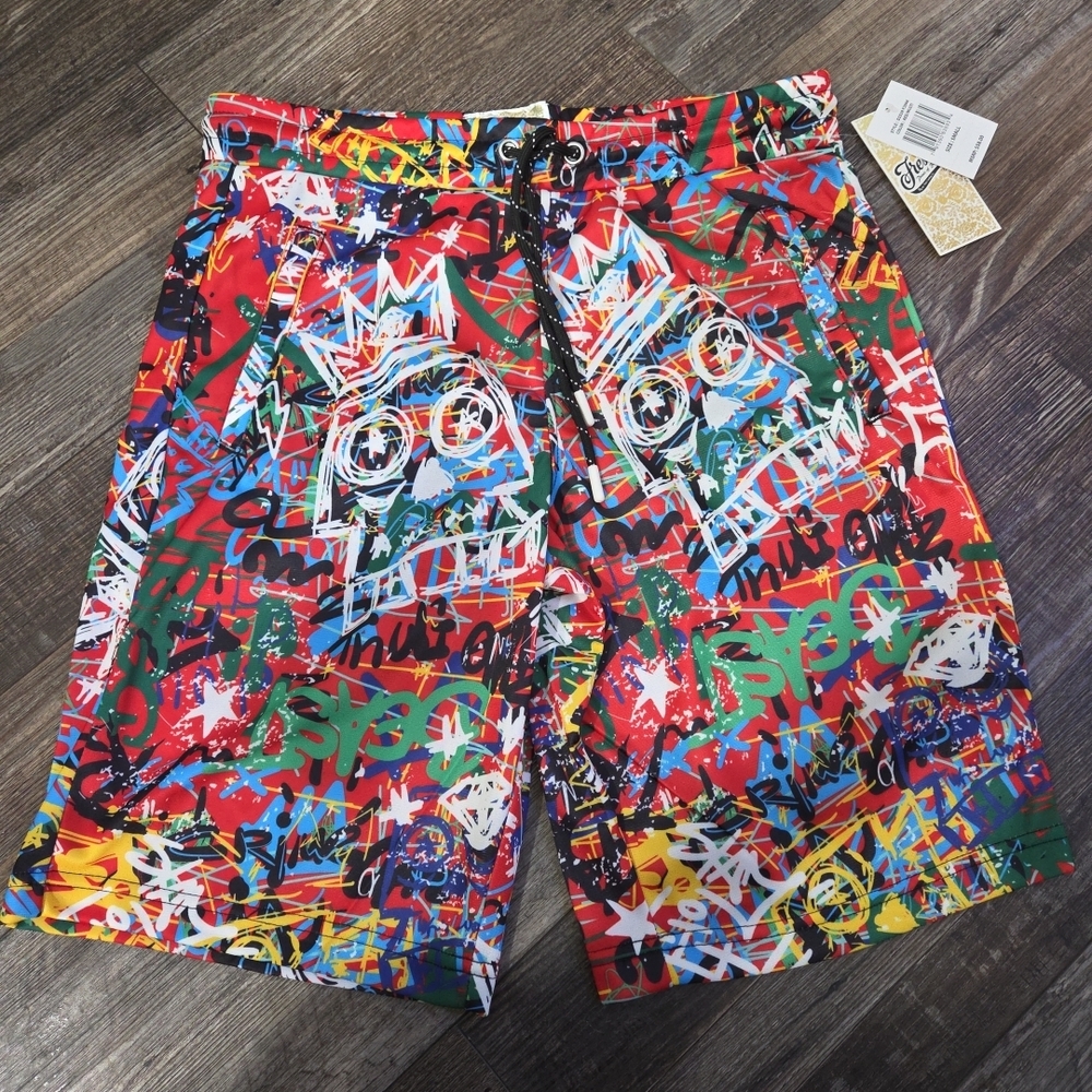 Fresh Vibrant Graphic Men's Board Shorts